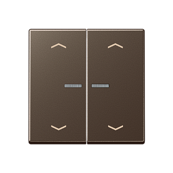 JUNG Клавиша для выключателя с подсветкой, мокко A595KO5MPMO