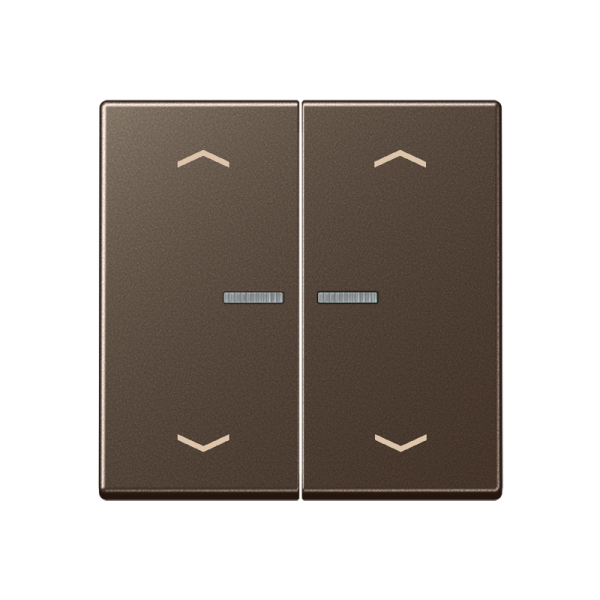 JUNG Клавиша для выключателя с подсветкой, мокко A595KO5MPMO