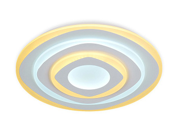 Ambrella Потолочный светодиодный светильник с пультом FA788 WH белый 92W D500*60 (ПДУ РАДИО 2.4)