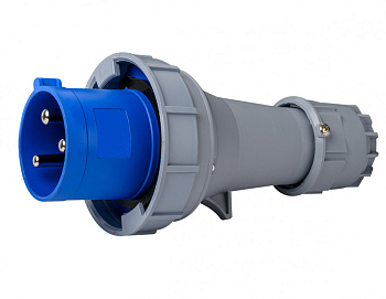 Dekraft Вилка перен. 2Р+РЕ 125А 220В IP67 ВП-103