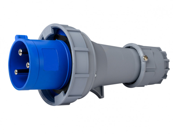 Dekraft Вилка перен. 2Р+РЕ 125А 220В IP67 ВП-103