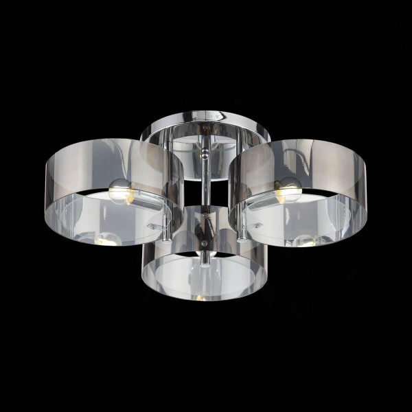 Купить Evoluce SL483.702.03 Люстра потолочная Хром/Дымчатый E27 3*40W