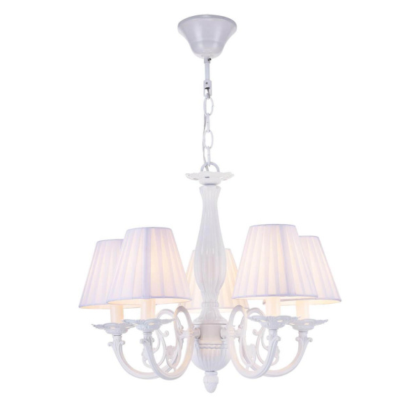 Freya Classic Jasmine Белый Люстра E14 40W FR2686PL-05W