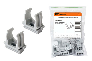 TDM Крепеж-клипса для трубы 25 мм (10шт) SQ0405-1003