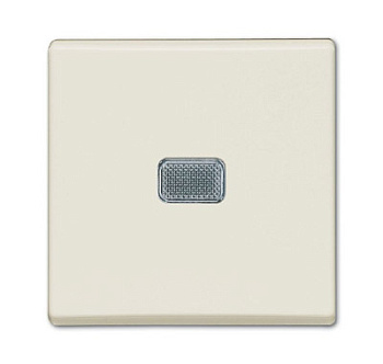 ABB BJB Basic 55 Шале (бел) Выключатель 1-клавишный с подсветкой 2CKA001012A2185