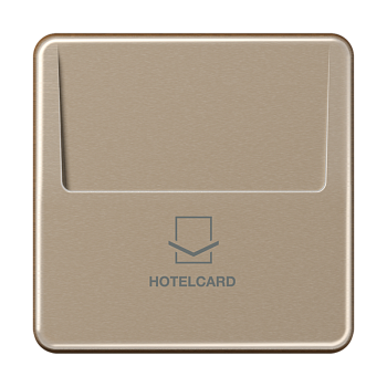 JUNG Накладка-картодержатель для балансирных механизмов 531U, 532U, 533U, 534U термопласт золотая бронза CD500 CD590CARDGB-L