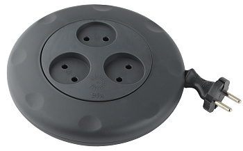 ЭРА UR-3-3m-B Рулетка, без заземления, 3гн, 3м, ШВВП, 2x0.75мм2, 10А