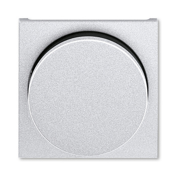 ABB EPJ Levit серебро / дымчатый чёрный Накладка для светорегулятора поворотного 2CHH940123A4070