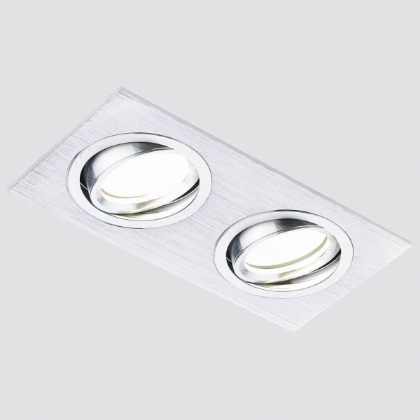 Купить Ambrella Встраиваемый потолочный точечный светильник A601/2 AL алюминий MR16