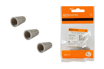 TDM Соединительный изолирующий зажим СИЗ-1 3,0 мм2 серый (5 шт) SQ0519-0026