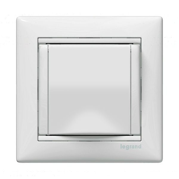 Купить Legrand Valena Бел Розетка 1-ая с/з с крышкой 774422