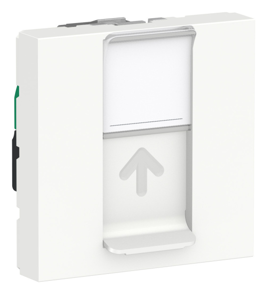 Купить SE Unica Modular Бел Розетка компьютерная, RJ45, одиночная кат. 5е STP, 2 модуля NU341318