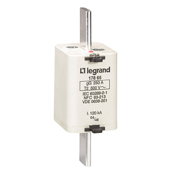 Legrand Предохранитель типа gG размер 2 с индикатором 250 A 017865