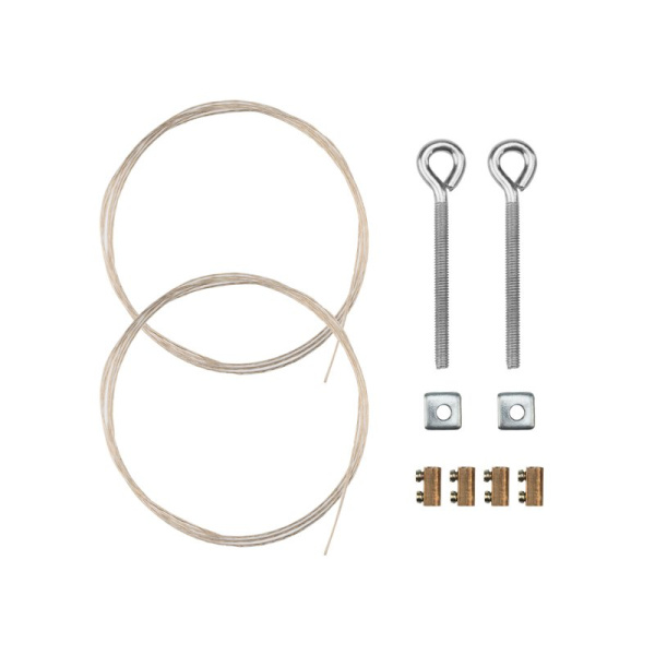 Комплект подвесов, трос Ø 0,85 мм, длина 1 м (комплект 2 шт.) Rexant 146-260
