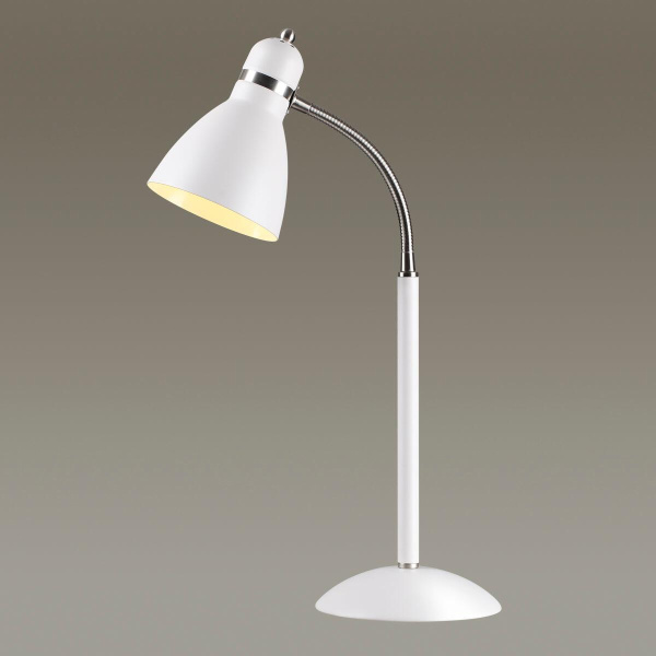 Купить Odeon Light 2411/1T ODL13 832 белый металлик Н/лампа  E27 60W 220V MANSY