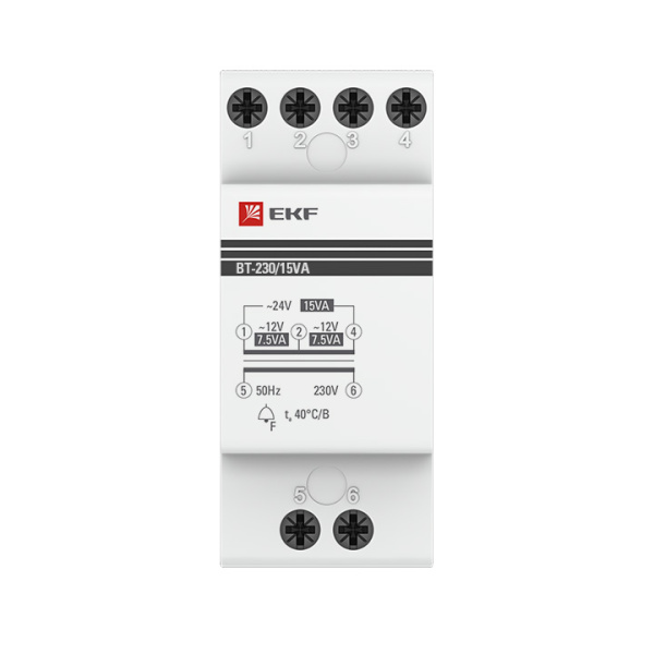 Купить EKF PROxima Трансформатор звонковый модульный BT-230В/12-12В 15ВА