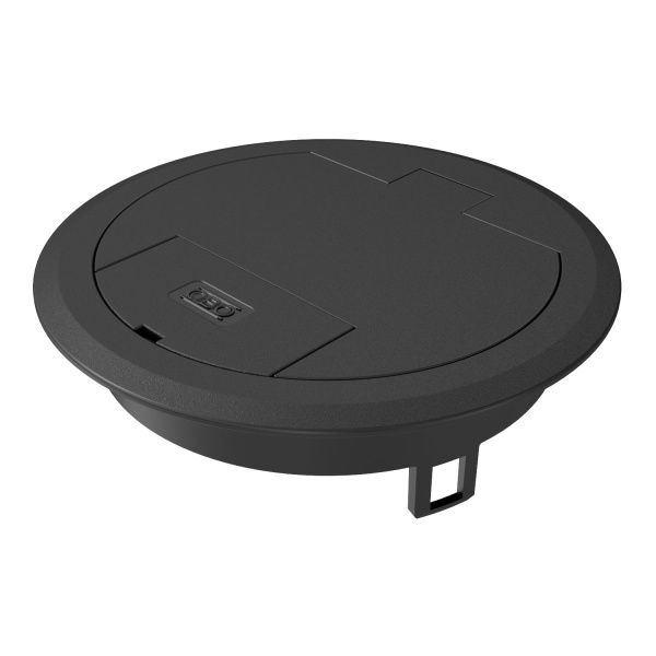 OBO Bettermann Лючок GES R2, 40х140 мм, с кабельным выводом (полиамид, черный) 7405084