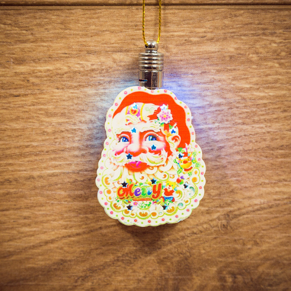 NEON-NIGHT Фигурка подвесная "Санта Клаус" RGB 8*6 см 501-100