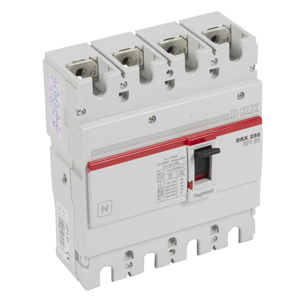 Legrand DRX250 фиксированный 4P 150А 36кА 027131