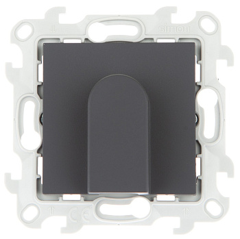 Simon 24 Графит Вывод кабеля 2410801-038