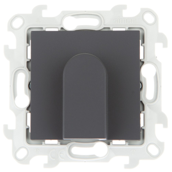 Simon 24 Графит Вывод кабеля 2410801-038