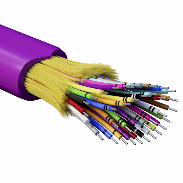 DKC Кабель волоконно-оптический, распределительный, арамидные упрочняющие нити, для внутренней прокладки, нг(А)-HF, 36 ОВ, категорияOM4 (G.651.1) плот