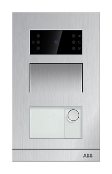 ABB Станция вызова, видео, одноклавишная, сталь 2TMA070010X0007