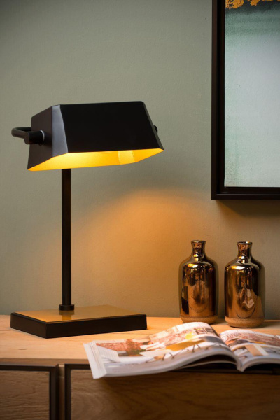 Купить Lucide LANCE Черный Настольная лампа 45581/01/30