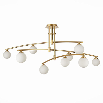 ST Luce SL1208.302.09 Светильник потолочный Золото/Белый G9 9*3W