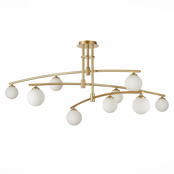 ST Luce SL1208.302.09 Светильник потолочный Золото/Белый G9 9*3W