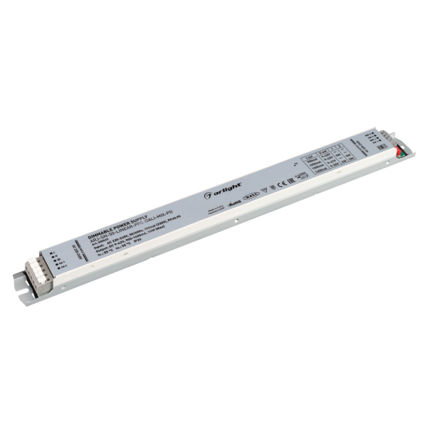 Arlight Блок питания ARJ-SN-50-LINEAR-PFC-DALI-MIX-PD (50W, 9-42V, 0.9-1.4А) (IP20 Металл, 3 года) 030462