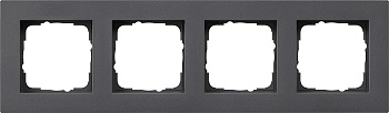 Gira E2 Антрацит Рамка 4-ая заподлицо 0214235