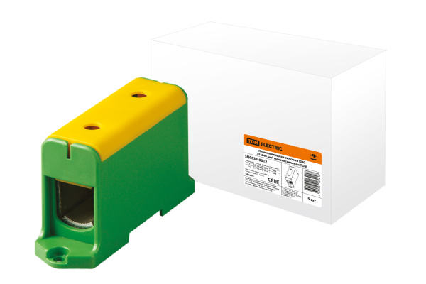 TDM Клемма вводная силовая КВС 35-240 кв.мм. желтая/зеленая SQ0833-0012