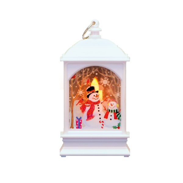Купить Gauss Фонарь новогодний светодиодный "Снеговик" серия Holiday, ,1W, тёплый свет, белый, батарейки в комплекте, HL030