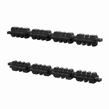 КЭАЗ Комплект изоляторов главной шинной системы 2-3 шины на полюс, толщиной 10мм, 4Р