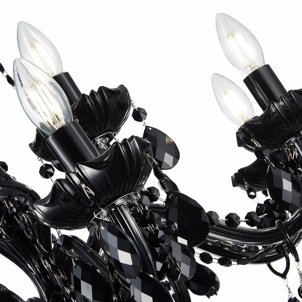 Купить ST LUCE SL642.403.12 Люстра подвесная  Черный, Хром/Черный E14 12*40W