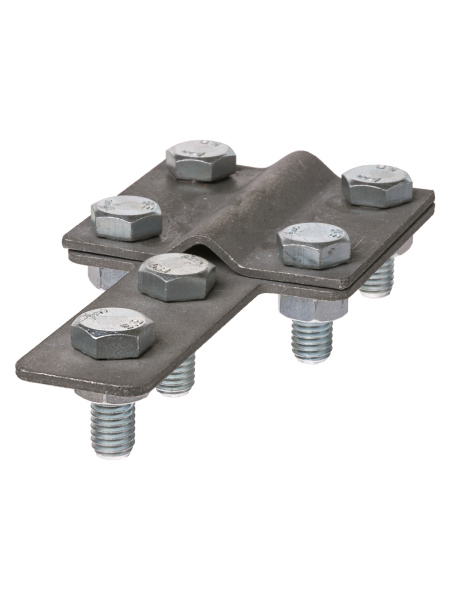 TDM Зажим контрольный полоса-прут , полоса 40х4 - прут Ø6-10 мм, термодиффузия SQ2401-0046