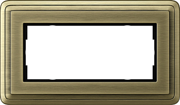 Gira ClassiX Бронза/Бронза Рамка 2-ая без перегородки 1002621