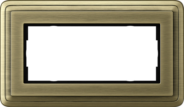 Gira ClassiX Бронза/Бронза Рамка 2-ая без перегородки 1002621