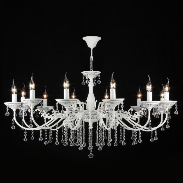 Maytoni Elegant Bellona Белый Люстра 12xE14 60W ARM386-12-W Купить Maytoni Elegant Bellona Белый Люстра 12xE14 60W ARM386-12-W