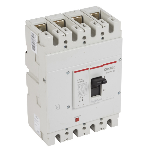 Legrand DRX630 термомагнитный 400A 4П 50кА 027247
