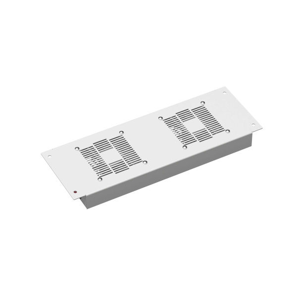 DKC Потолочный модуль 2 вентилятора для крыши навесных 19" IT-корпусов ДКС серии STI шириной 600мм, RAL7035