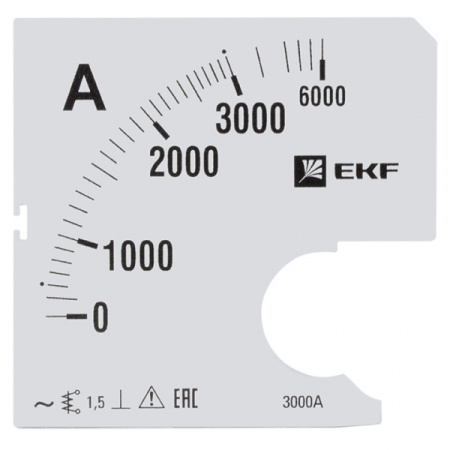 EKF PROxima Шкала сменная для A961 3000/5А-1,5 s-a961-3000