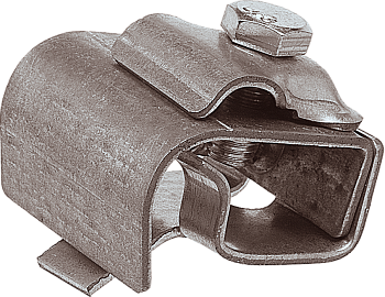 EZETEK Держатель проводника круглого 8-10 мм для желоба водостока, оцинк. 91081