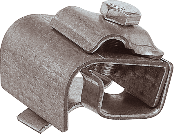 EZETEK Держатель проводника круглого 8-10 мм для желоба водостока, оцинк. 91081