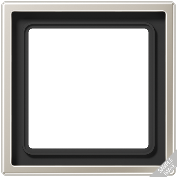 JUNG Рамка 4-кратная , благородная сталь, белая ES2984WW