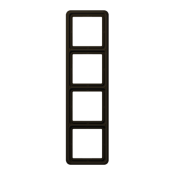 JUNG CD Коричневая Рамка 4-ая ударопрочная CD584WUBR