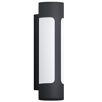 Eglo 97119 Уличный светодный светильник наcтенный TONEGO, 2х6W(LED), L75, H310, A100, гальван. сталь, антрацит Eglo 97119 Уличный светодный светильник наcтенный TONEGO, 2х6W(LED), L75, H310, A100, гальван. сталь, антрацит