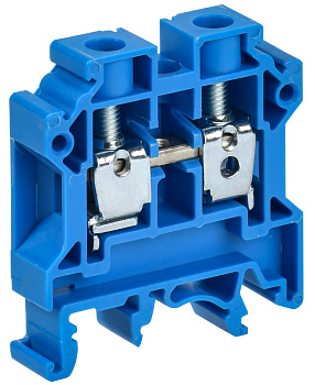 IEK Колодка клеммная CTS 10мм2 синяя