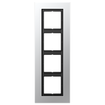 JUNG LS plus Алюминий Рамка 4-ая LSP984AL